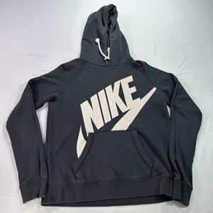 Nike‎ Hoodie Mens Medium Swoosh Spell Out Pullover Sweatshirt 545585-010